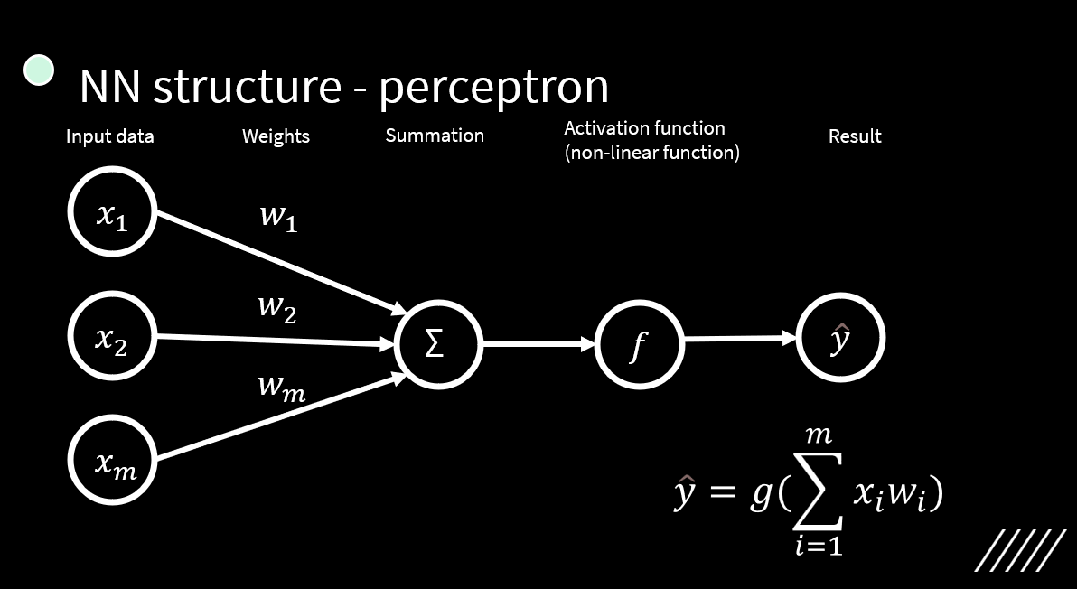 Perceptron model